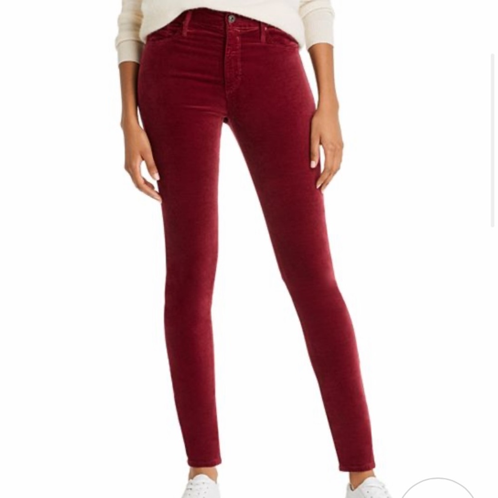 AG Farrah Skinny Velvet Jeans Size 26
